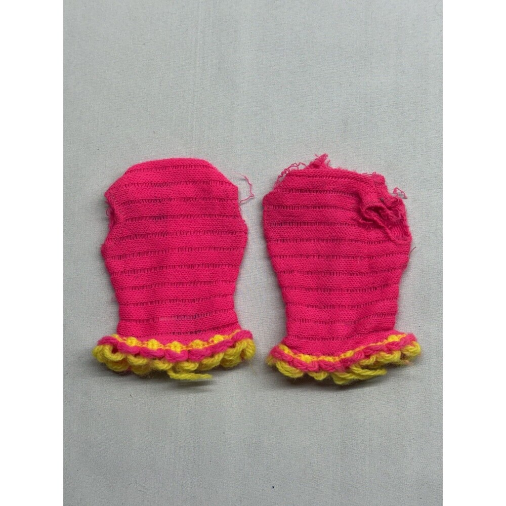 Vintage 60’s Mattel Talking Barbie Two Pink and Yellow Piece Tops #1115